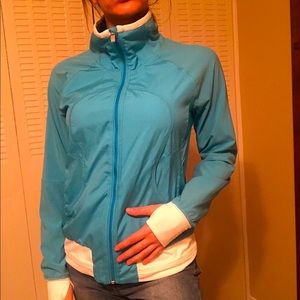 Lululemon Run Track Attack 6 jacket teal